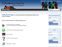 Tablet Screenshot of community.indiaonapage.com